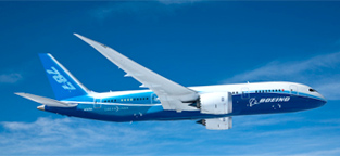 787 Dreamliner in flight